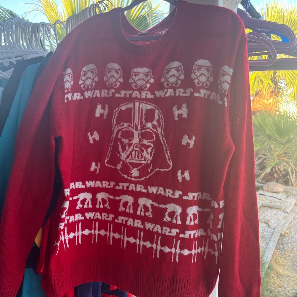 Vintage Star Wars Knitted Ugly Christmas Sweater